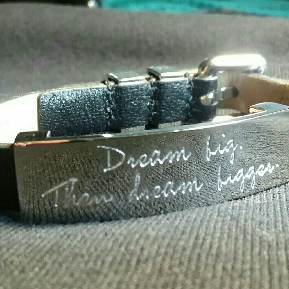 Rustic Cuff Dream Big Then Dream Bigger Bracelet